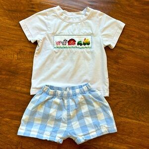 Farm set boys 2t- matching set